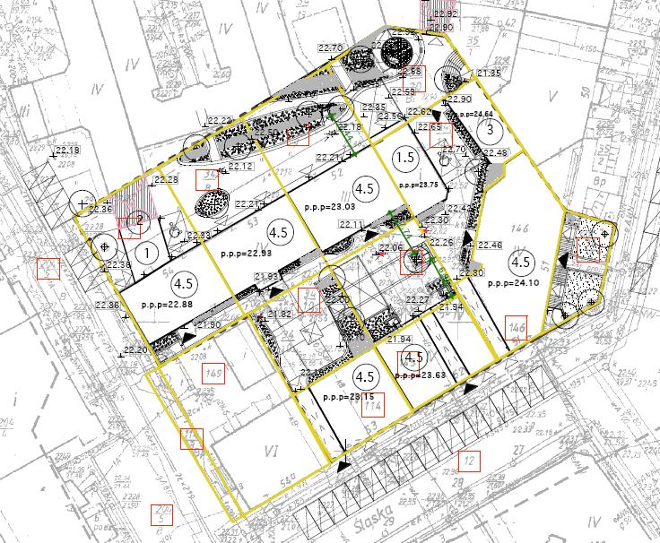 PROJEKT NR 2: Kompleksowa renowacja zabudowy kwartału 40: adaptacja parterów kamienic ul. Śląska 51, 53, oficyn ul.