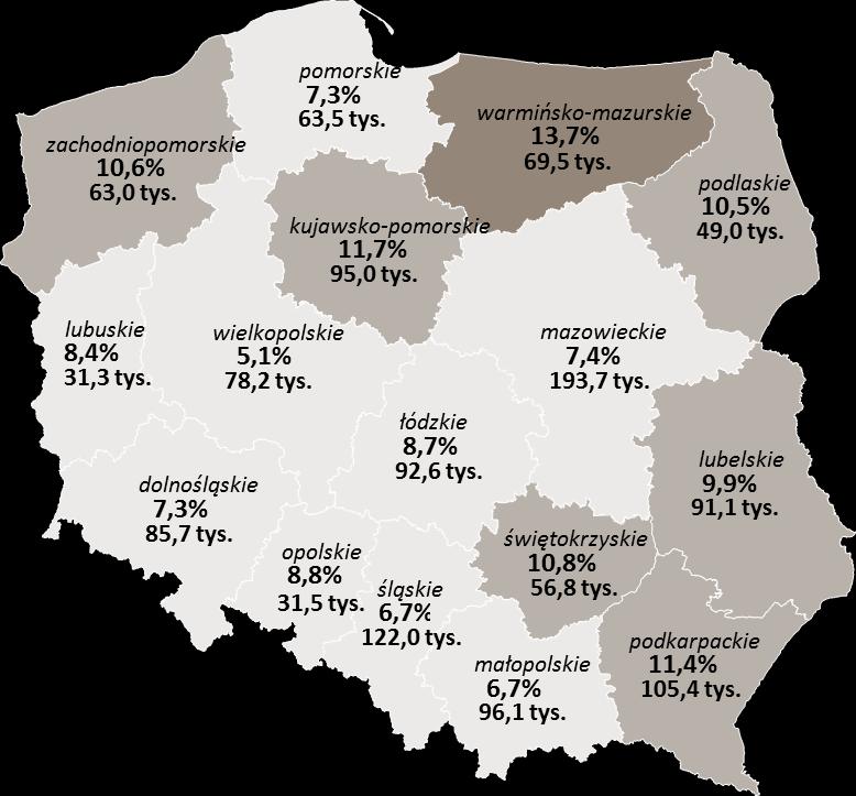 ) Powyżej 21,0% 18,0% - 21,0% 15,0% - 18,0% 12,0% - 15,0%