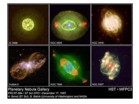 Mgławice planetarne W naszej Galaktyce