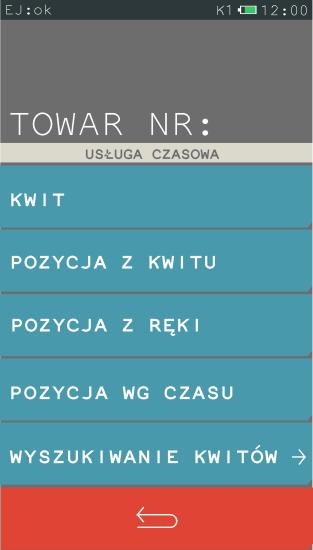 Usługa czasowa FUNKCJE > USŁUGA CZASOWA Możliwa jest sprzedaż usług naliczanych co pewien okres i dodatkowo ze zmieniającą się w tym czasie ceną.