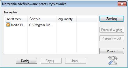 Narzędzia Zdefiniowane przez Użytkownika Oprócz umożliwienia Nauczycielowi uruchomienia aplikacji na stacjach roboczych Uczniów, możliwe jest automatyczne uruchamianie zadania na stanowisku roboczym