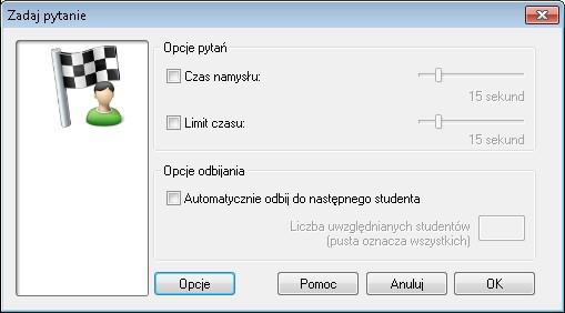 Jest pięć typów pytań do wyboru: Pierwsza odpowiedź Wpisz odpowiedź Losowe Pierwsza odpowiedź zespołowa Zespół wpisuje odpowiedź 3. Wybierz typ pytania, aby kontynuować. 4.