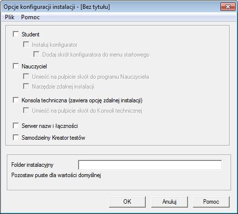 Zainstaluj opcje konfiguracji Wykonując Cichą Instalację lub stosując NetSupport School Deploy, można dostosować instalację w celu spełnienia indywidualnych wymogów.
