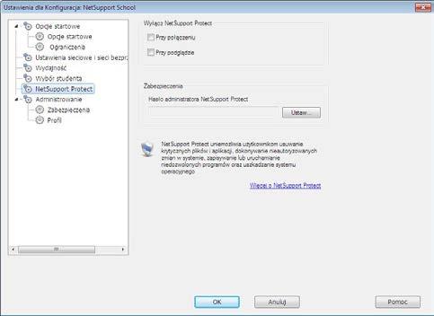 NetSupport Protect NetSupport Protect, program zabezpieczający komputery, uzupełnia zakres funkcjonalności NetSupport School o ochronę systemu operacyjnego Windows oraz komputerów przed niepożądanymi