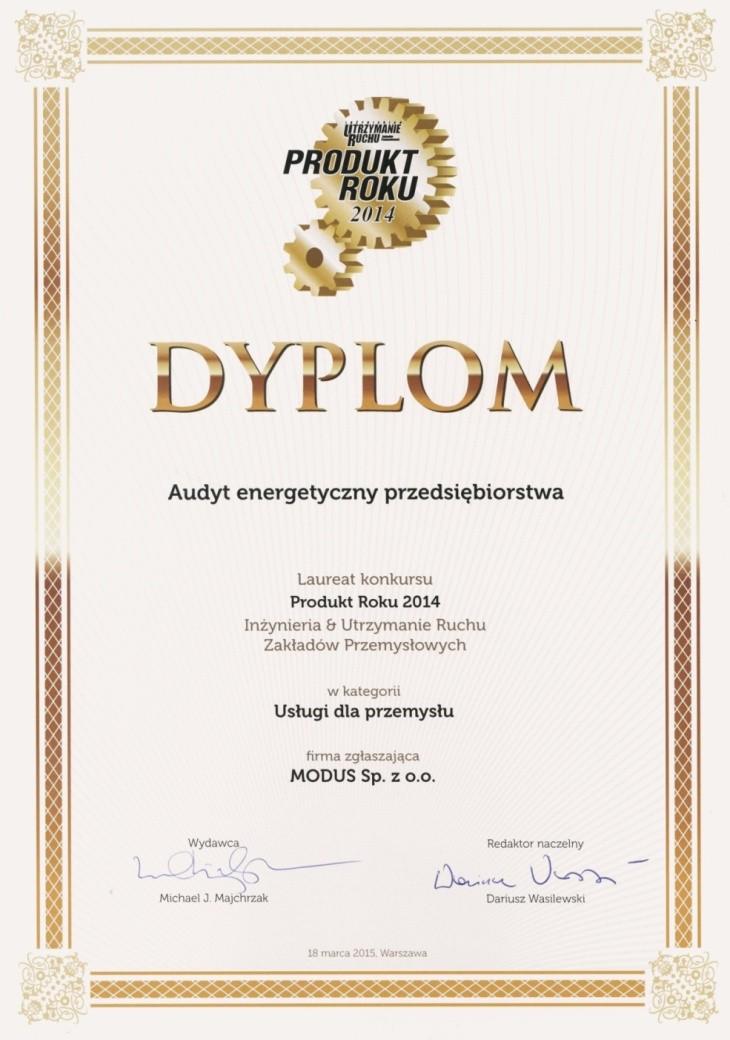 Audyt energetyczny przedsiębiorstwa Produkt