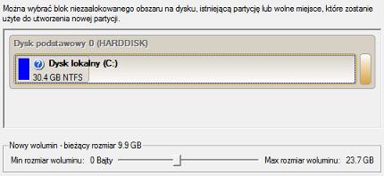 1.1 Kreator instalacji nowego systemu operacyjnego Ten scenariusz zakłada instalację systemów operacyjnych na różnych partycjach w celu zapewnienia lepszego bezpieczeństwa i niezależności systemów. 1.