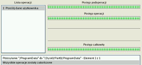 Po zakończeniu operacji zamknij Kreatora, klikając odpowiedni przycisk. 13. Wyłącz komputer. Operację tę można również wykonać za pomocą nośnika ratunkowego. 5.2.