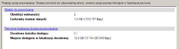 94 8. Na kolejnej stronie Kreatora zatwierdź operację, wybierając odpowiednią opcję. 9.