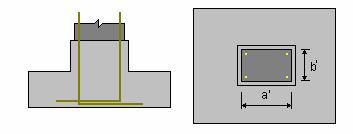 Materiały Beton : B25; wytrzymałość charakterystyczna = 16,00 MPa ciężar objętościowy = 2501,36 (kg/m3) Zbrojenie podłużne : typ A-IIIN (RB500W) wytrzymałość charakterystyczna = 500,00 MPa Zbrojenie