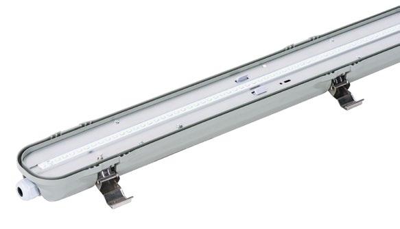 + Oświetlenie obiektów przemysłowych / Industrial lighting ORO-SFERIS-40W-DW-L HERMETYCZNA ORAWA ZE ZINTEGROWANYMI ŹRÓDŁAMI ŚWIATŁA LED HERMETIC LED LUMINAIRE INDEX: ORO18005 [W] [lm] T [K] I [ma] F