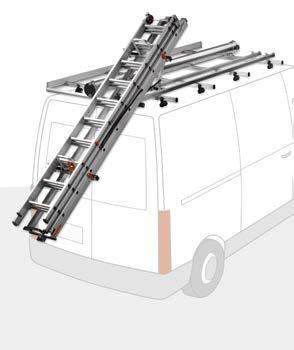 uchwytami i gumowymi osłonami - aluminiowe listwy boczne - aluminiowa rolka ułatwiająca załadunek - w zestawie komplet śrub ze stali nierdzewnej VEHÍCULO POJAZD L1 H1 L1 H2 L2 H1 L2