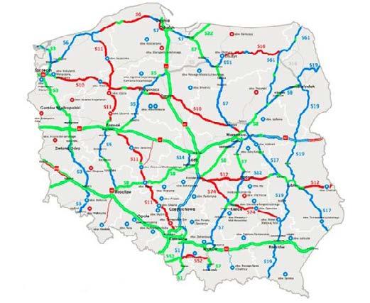 W 2016 roku podpisano 23 umowy, w tym 18 umów dla dróg klasy A i S o długości 235,4 km oraz 5 umów dla dróg klasy GP (obwodnice) o długości 30,5 km.