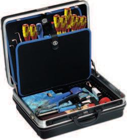 Zestaw narzêdzi dla elektrykow nr 1090, 90-części w walizce Wykonanie: Idealny zestaw narzędzi dla elektryków i dozorców. Gotowy do natychmiastowego zastosowania.