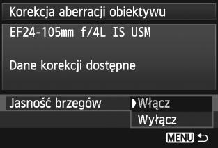 3 Korekcja jasności brzegów i aberracji chromatycznej obiektywu Winietowanie zachodzi w obiektywach, których charakterystyka sprawia, że krawędzie obrazu są ciemniejsze.