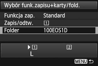 3 Tworzenie i wybieranie folderu Istnieje możliwość dowolnego tworzenia i wybierania folderów, gdzie zapisywane są zarejestrowane obrazy.