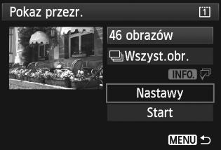 3 Pokaz przezroczy (automatyczne odtwarzanie) Element jwszyst.obr.