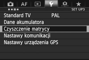 3 Ręczne czyszczenie matrycy Kurz, którego nie dało się usunąć przez automatyczne czyszczenie matrycy, można usunąć ręcznie np. za pomocą dmuchawki.