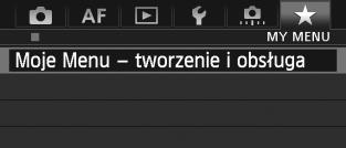 3 Zapisywanie pozycji na karcie Moje Menu Na karcie Moje Menu można zapisać do sześciu pozycji menu i funkcji indywidualnych, których ustawienia są często zmieniane.