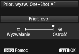 3 Dostosowywanie funkcji AF Oświetlenie wspomagające AF Włącza lub wyłącza przeznaczone dla aparatów EOS oświetlenie wspomagające lampy błyskowej Speedlite.