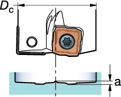 50 c 12,00 13,99 mm c 14,00 63,50 mm Konserwacja narzędzia wiertła z płytkami Należy stosować smar Molycote oraz wkrętak dynamometryczny (wielkości momentów dokręcania patrz w tabeli), aby zapewnić