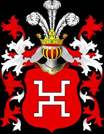Die adlige polnische Familie Hutor. Hutor. Wolynien 1528, Litauen. Wappenbeschreibung: Hutor.