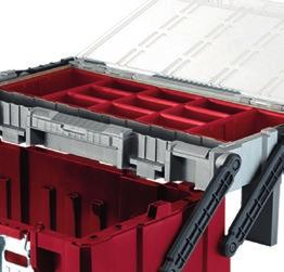 5 cm Coloring: red/grey/black Advantages: the tool chest contains 11 removable