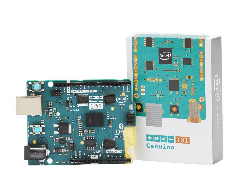 Płyta edukacyjna Arduino/Genuino* 101 z technologiami Intel Prosta płytka obwodów drukowanych ułatwiająca poznawanie nowej wiedzy z zakresu elektroniki.