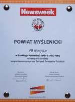 regionalnej, którymi został uhonorowany Powiat Myślenicki w latach 2010 2014