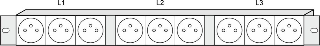 3+N-biegunowy C16 lub C20 Znamionowa zwarciowa zdolność łączeniowa 6kA Ochrona przeciwprzepięciowa L, N typ 3 (D) wg normy EN 61643-11 L1, L2, L3, N typ 3 (D) wg normy EN 61643-11 Wyłącznik