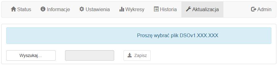 Podczas importowania historii zdarzeń do arkusza kalkulacyjnego należy wybrać sposób kodowania UTF-8 oraz rozdzielania kolumn znakiem średnika.