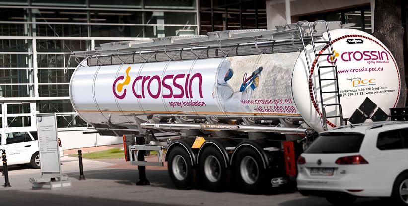 DZIAŁALNOŚĆ MARKETINGOWA CROSSIN INSULATIONs Reklama wideo (spray & board systems) Działalność w mediach społecznościowych Zmiana strony internetowej w kierunku głównej marki - Crossin Insulations