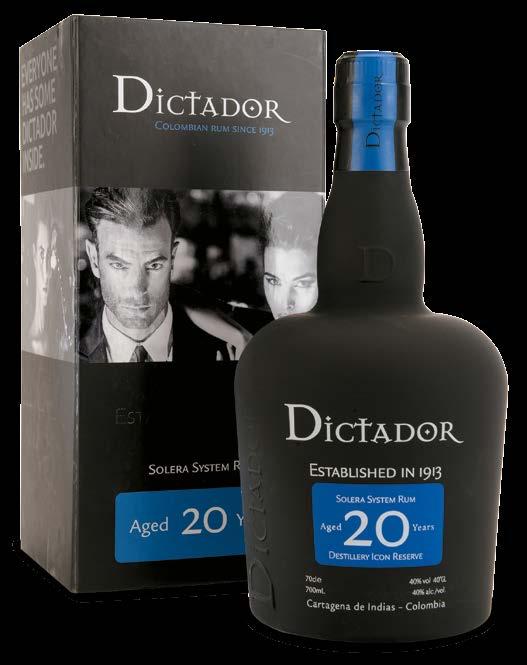 Dictador 12 Years kod KRD01_PUD Rum powstały w efekcie destylacji w alembikach oraz w aparatach
