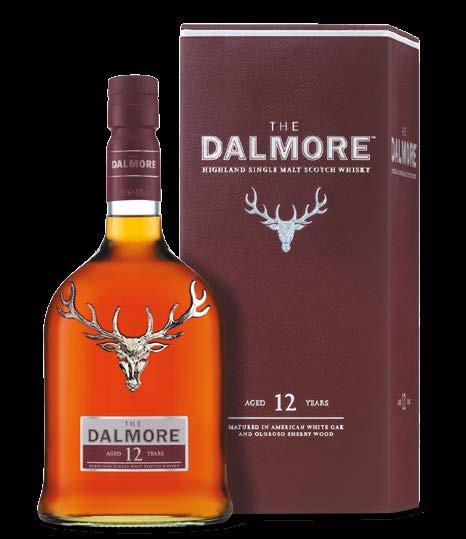 znane i lubiane Dalmore Aged 12 Years Highland Single Malt Scotch Whisky kod WWM01 cena 205,00 zł Dalmore 12 YO dojrzewała przez 9 lat w beczkach po burbonie, przez kolejne 3 częściowo w beczkach po