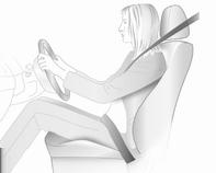 9 Niebezpieczeństwo Aby możliwe było bezpieczne napełnienie poduszki powietrznej, kierowca siedzący w fotelu nie powinien zbliżać się do kierownicy na odległość mniejszą niż 25 cm.