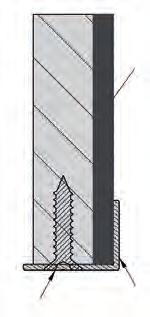 rączek. 12 3,5 Wkręt ST 3 x 20 mm Kątownik przykręcamy wkrętami ST 3 x 20 mm. Ø9 - gł.