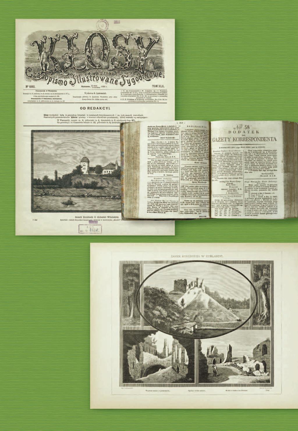 Krustpils pils. S. Antoševiča kokgriezums pēc Boguslava Kraševska zīmējuma. 1885 Zamek Kryżbork. Drzeworyt. 1885. Rysował z natury Bogusław Kraszewski, rytował S. Antoszewicz Krustpils castle.