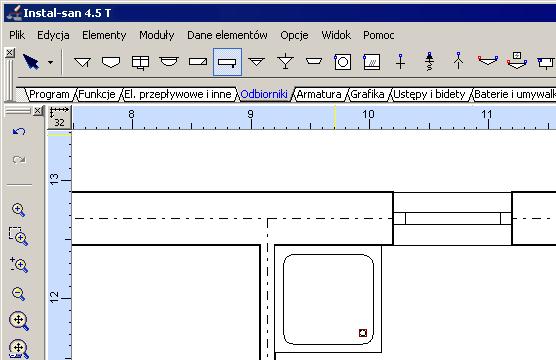 Lekcja 1 - Instal-san 4 T panel natryskowy, ustęp, pisuar oraz zawór spłukujący. W kuchni wstawimy zlew oraz zmywarkę. 2.