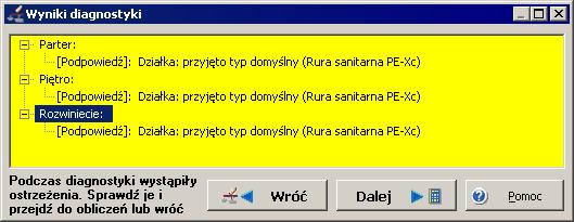 Jeżeli okno połączeń nie jest puste, wówczas należy wrócić do edytora projektu i skorygować nieprawidłowe połączenia elementów projektu. 2.