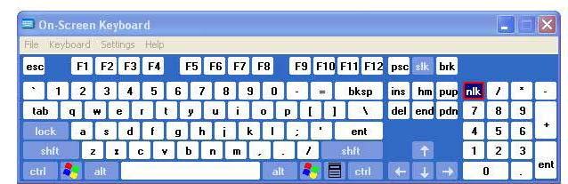 Litery można wprowadzać z poziomu wirtualnej klawiatury wyświetlanej w oknie. 2 Kliknij podmenu wirtualnej klawiatury w głównym menu programu QWrite.