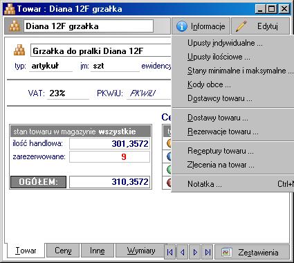 Administracja 101 Parametry pracy Umożliwiają one zdefiniowanie takich ustawień dla każdej z zarejestrowanych w programie firm, aby praca w przebiegała w niej możliwie najsprawniej, z uwzględnieniem