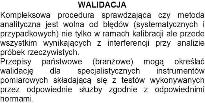 porównawczej lub metodę odzysku.