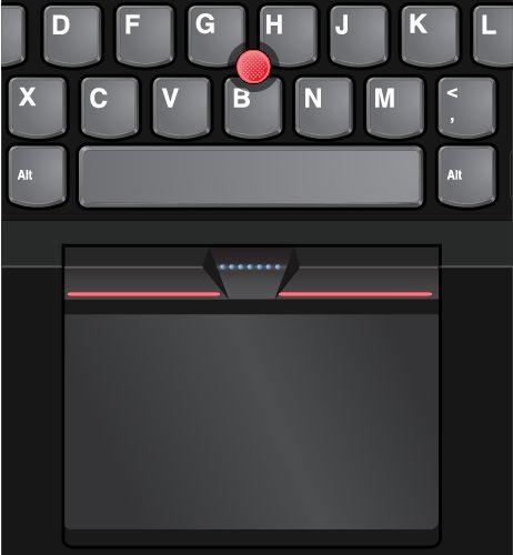 Urządzenie wskazujące ThinkPad Urządzenie wskazujące ThinkPad umożliwia wykonywanie wszystkich funkcji tradycyjnej myszy, takich jak poruszanie wskaźnikiem, klikanie lewym lub prawym przyciskiem i