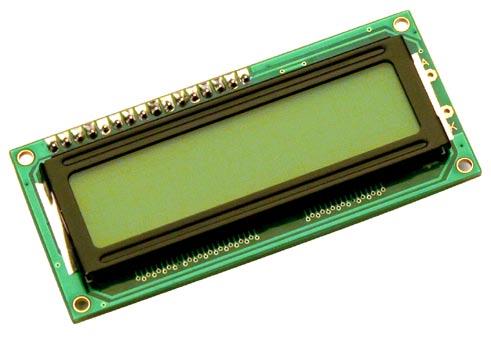 LCD 2x16 znaków ze sterownikiem zgodnym z HD44780.