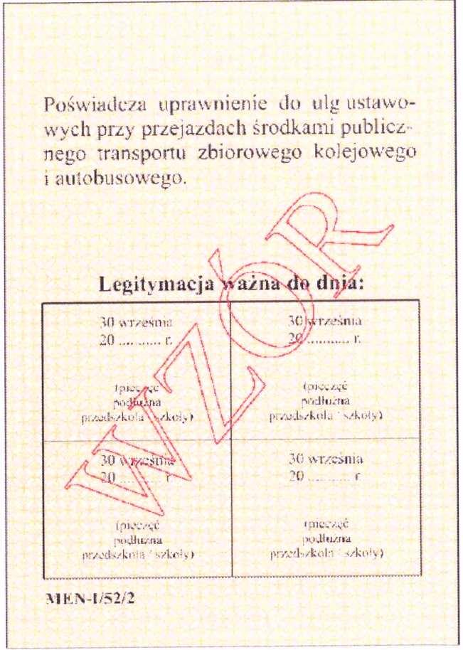 NIEPEŁNOSPRAWNEGO Wzór