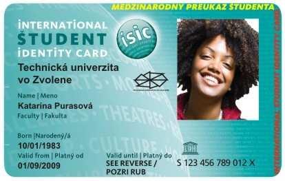 ISIC wydawanych przez różne instytucje w Polsce i za