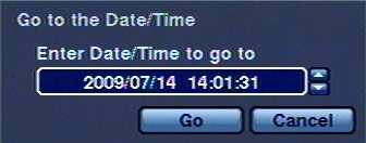 .. - searches for time and date; Calendar Search - searches using a calendar; Event Log Search... - selects video from the event log ; Clip-Copy.