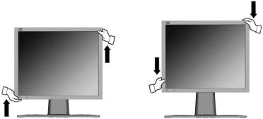 Tryby widoku/poziomy i pionowy Monitor LCD display mo e pracowa zarówno w trybie pionowym, jak i poziomym.