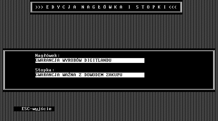 strona 3/13 Definiowanie opisów na gwarancjach Pierwszą rzeczą jaką należy ustawić, jest określenie wzorców druków gwarancji. Dokonujemy tego poprzez: G. Procedury pomocnicze J.