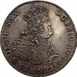 25,61 g Ag stan 1- U schyłku panowania Augusta III, wobec narastającego napływu fałszywej monety, wybijanej przez Fryderyka II w Saksonii, przymierzano się do wprowadzenia nowej stopy talarowej o