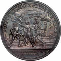 Stanisław August Poniatowski Król Polski 1764-1795 193. Medal 1771, na ocalenie Stanisława Augusta Poniatowskiego NGC MS63 (MAX) najwyższa nota gradingowa na świecie Aw.